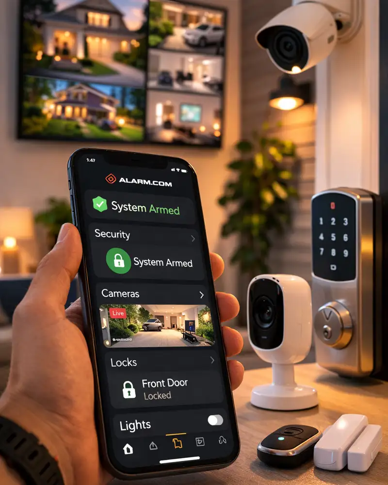 Home security cameras and monitoring
